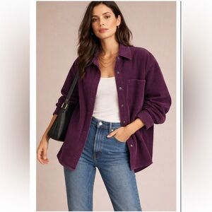 Vintage Cotton Rich Purple Corduroy Shirt